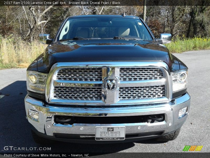 Brilliant Black Crystal Pearl / Black 2017 Ram 2500 Laramie Crew Cab 4x4