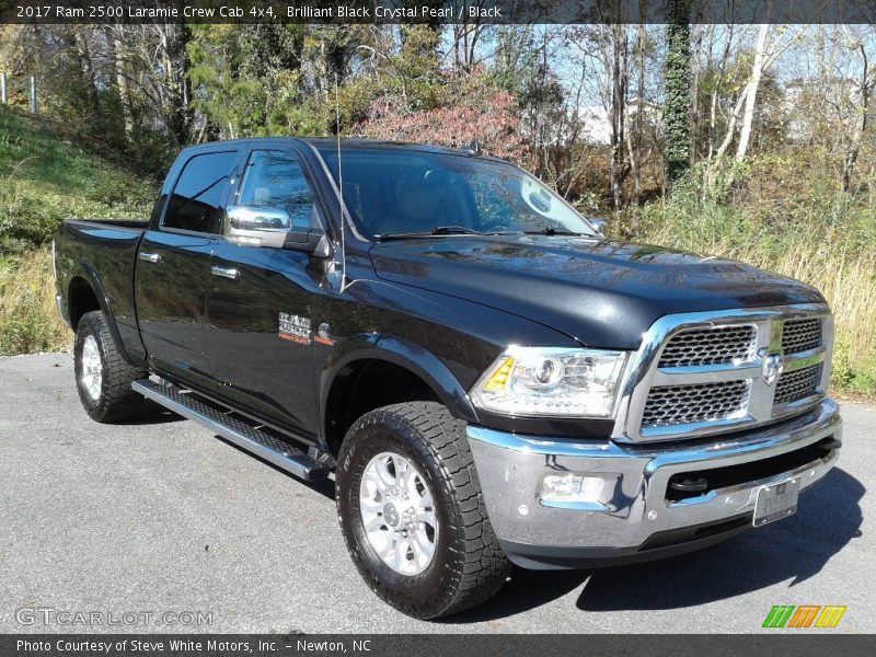 Brilliant Black Crystal Pearl / Black 2017 Ram 2500 Laramie Crew Cab 4x4