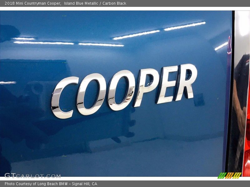 Island Blue Metallic / Carbon Black 2018 Mini Countryman Cooper