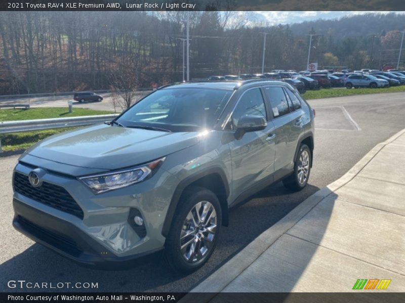 Lunar Rock / Light Gray 2021 Toyota RAV4 XLE Premium AWD
