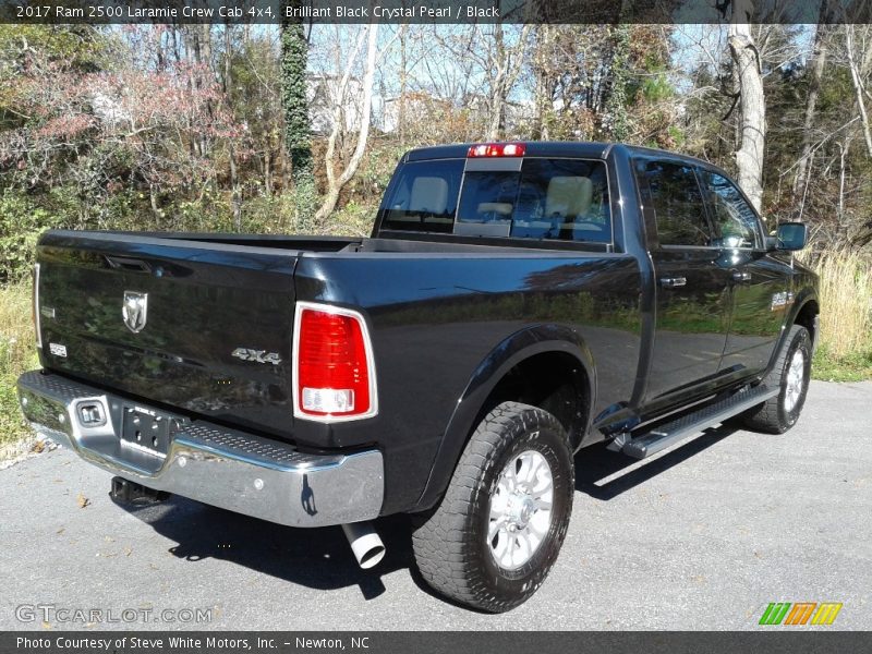 Brilliant Black Crystal Pearl / Black 2017 Ram 2500 Laramie Crew Cab 4x4