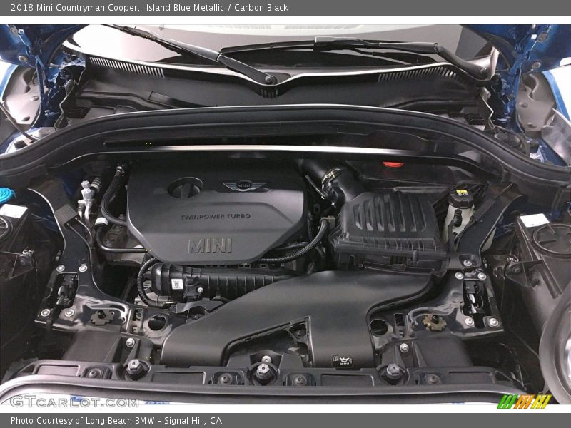 Island Blue Metallic / Carbon Black 2018 Mini Countryman Cooper
