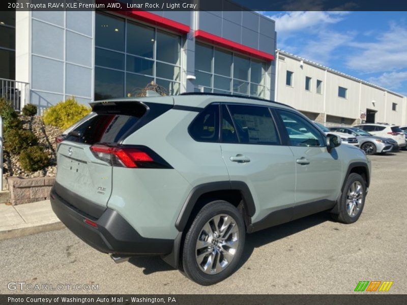 Lunar Rock / Light Gray 2021 Toyota RAV4 XLE Premium AWD