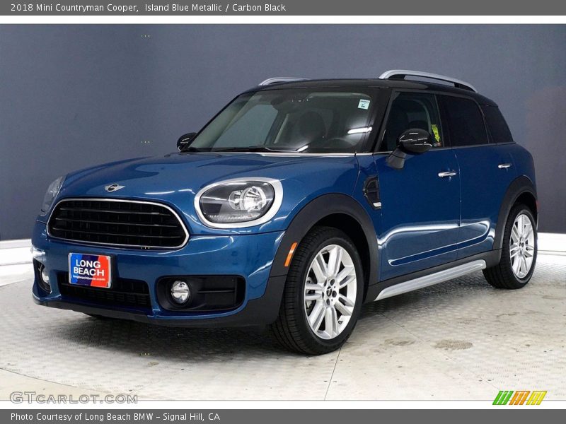 Island Blue Metallic / Carbon Black 2018 Mini Countryman Cooper