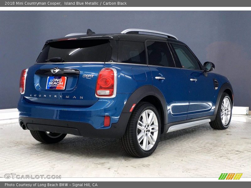Island Blue Metallic / Carbon Black 2018 Mini Countryman Cooper