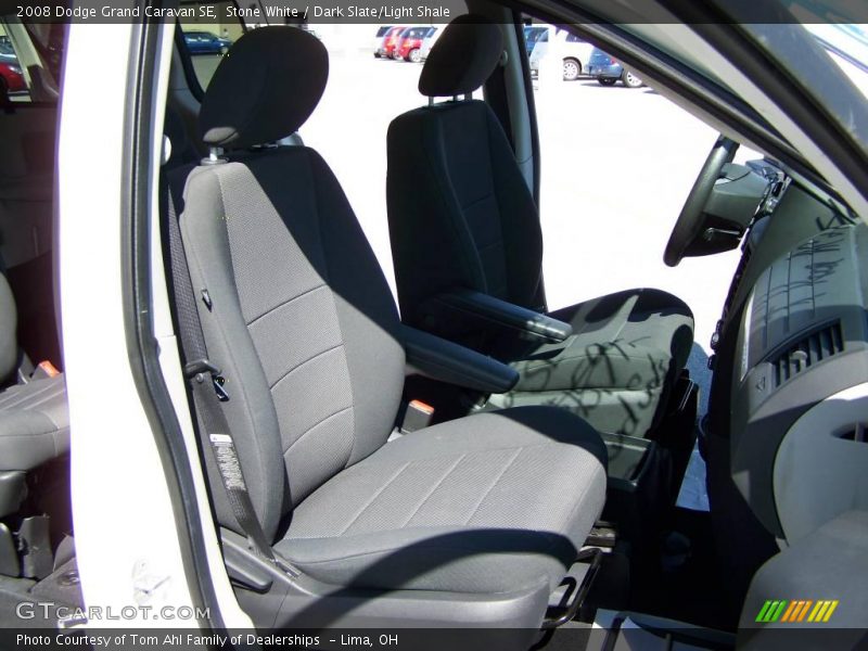 Stone White / Dark Slate/Light Shale 2008 Dodge Grand Caravan SE
