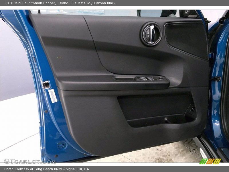 Island Blue Metallic / Carbon Black 2018 Mini Countryman Cooper
