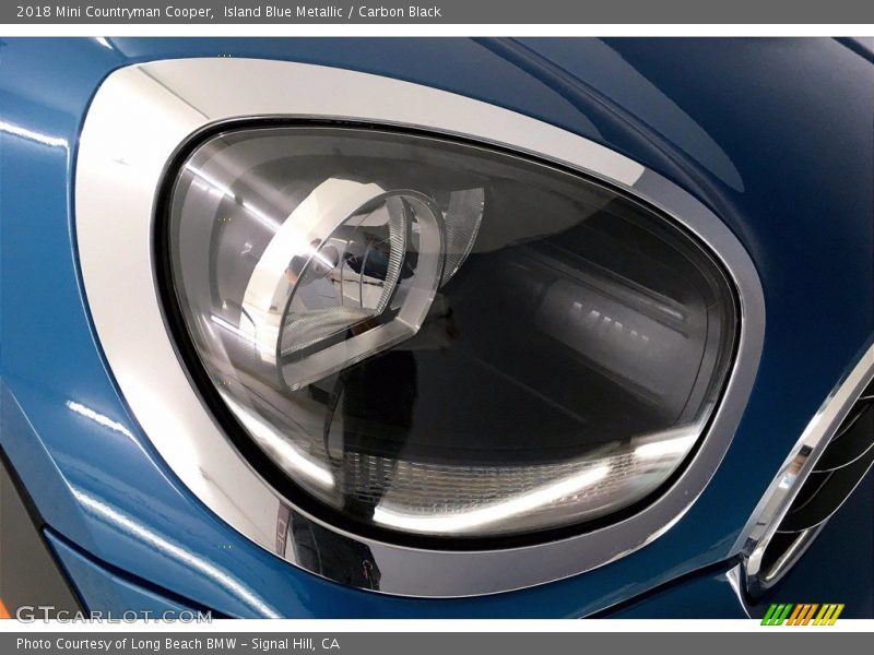 Island Blue Metallic / Carbon Black 2018 Mini Countryman Cooper
