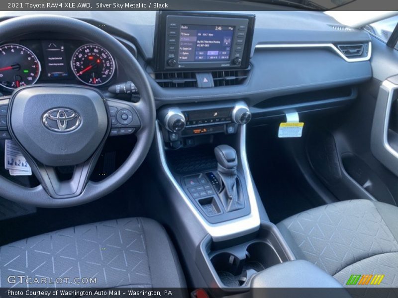 Silver Sky Metallic / Black 2021 Toyota RAV4 XLE AWD