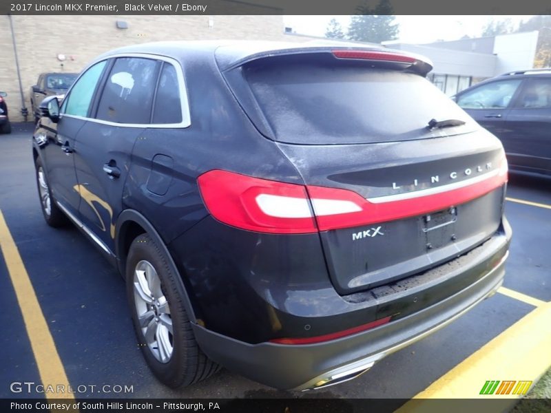 Black Velvet / Ebony 2017 Lincoln MKX Premier