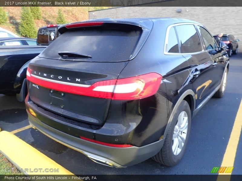 Black Velvet / Ebony 2017 Lincoln MKX Premier