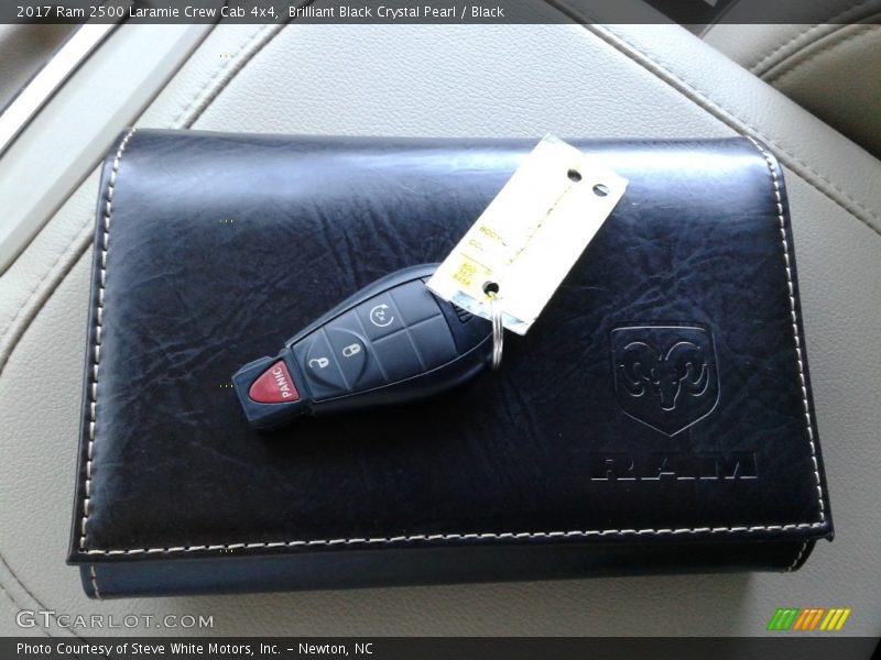 Brilliant Black Crystal Pearl / Black 2017 Ram 2500 Laramie Crew Cab 4x4