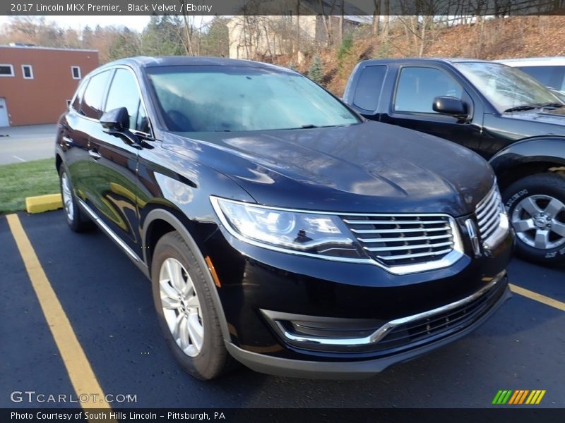 Black Velvet / Ebony 2017 Lincoln MKX Premier