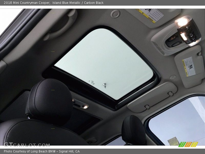 Island Blue Metallic / Carbon Black 2018 Mini Countryman Cooper