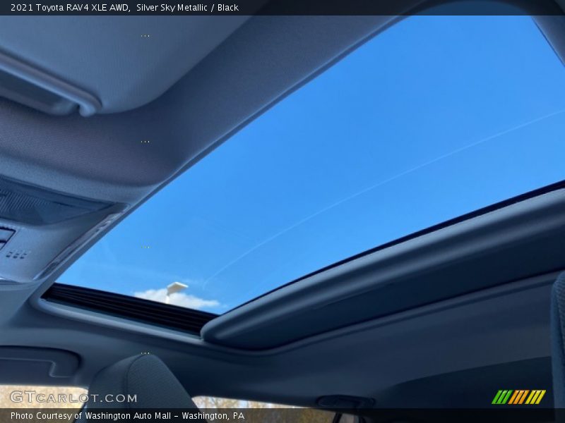 Silver Sky Metallic / Black 2021 Toyota RAV4 XLE AWD