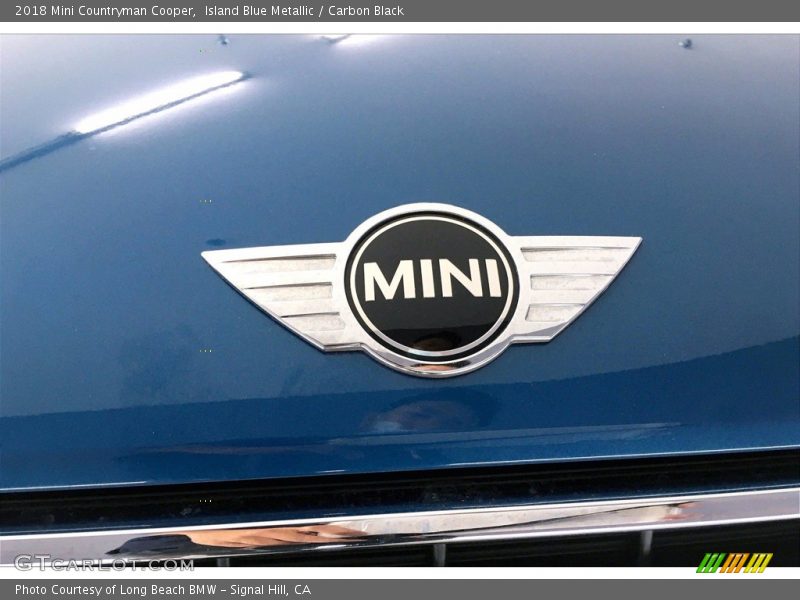 Island Blue Metallic / Carbon Black 2018 Mini Countryman Cooper