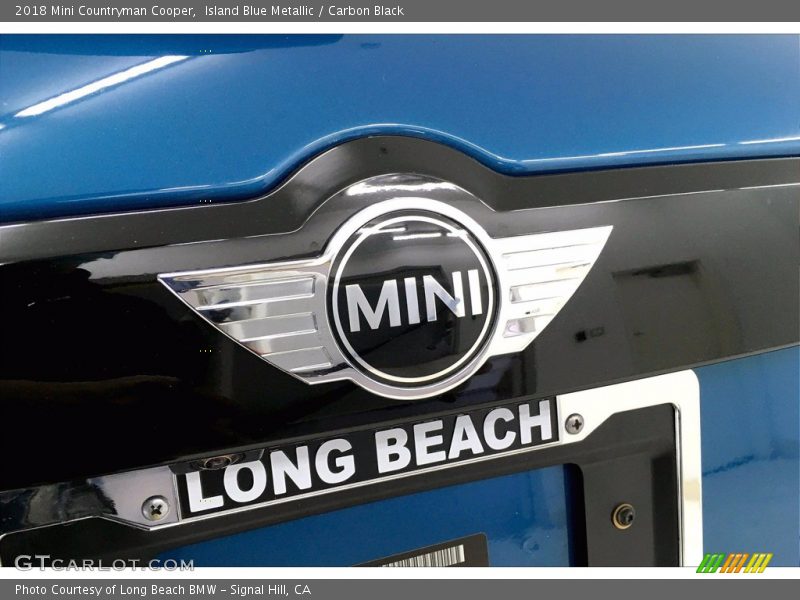 Island Blue Metallic / Carbon Black 2018 Mini Countryman Cooper