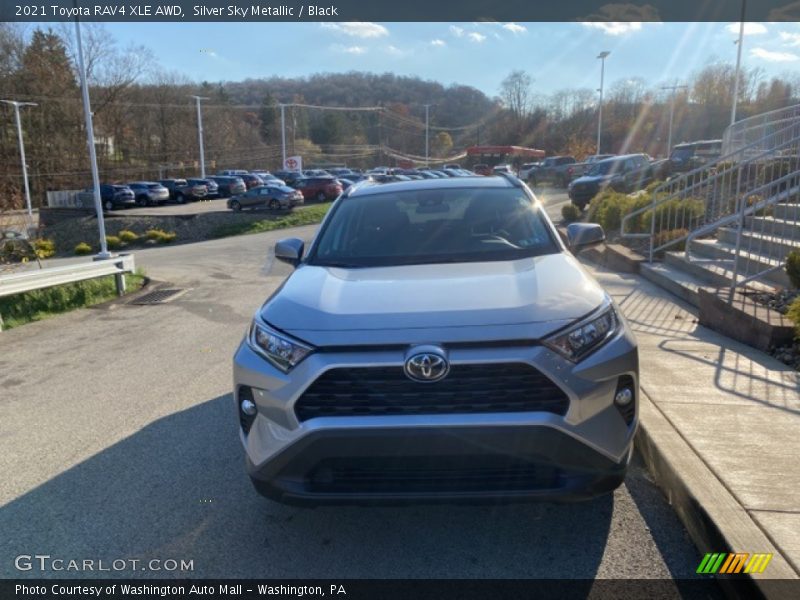 Silver Sky Metallic / Black 2021 Toyota RAV4 XLE AWD