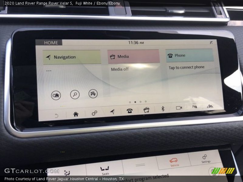 Fuji White / Ebony/Ebony 2020 Land Rover Range Rover Velar S