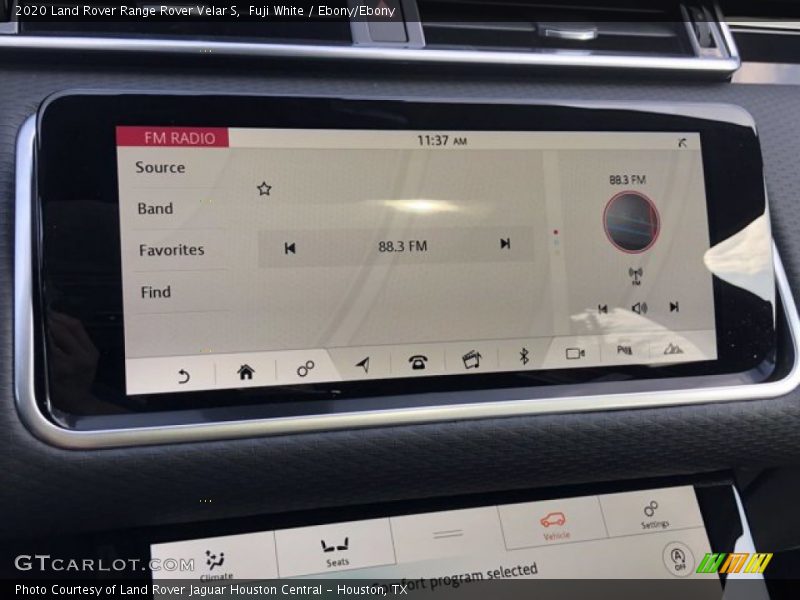Fuji White / Ebony/Ebony 2020 Land Rover Range Rover Velar S
