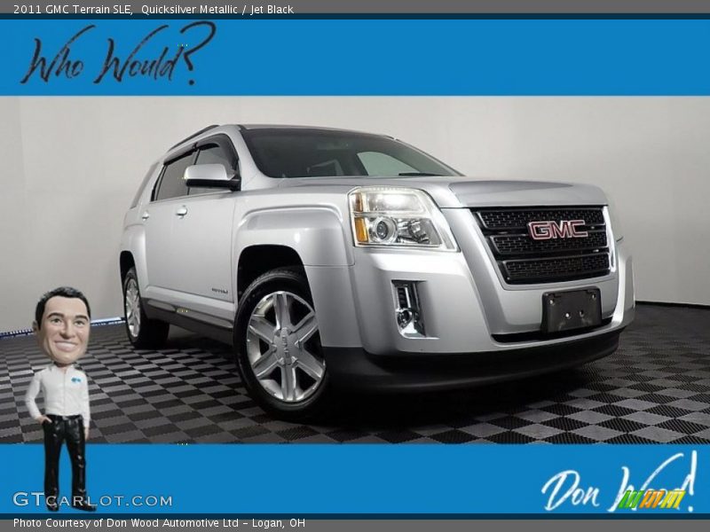 Quicksilver Metallic / Jet Black 2011 GMC Terrain SLE