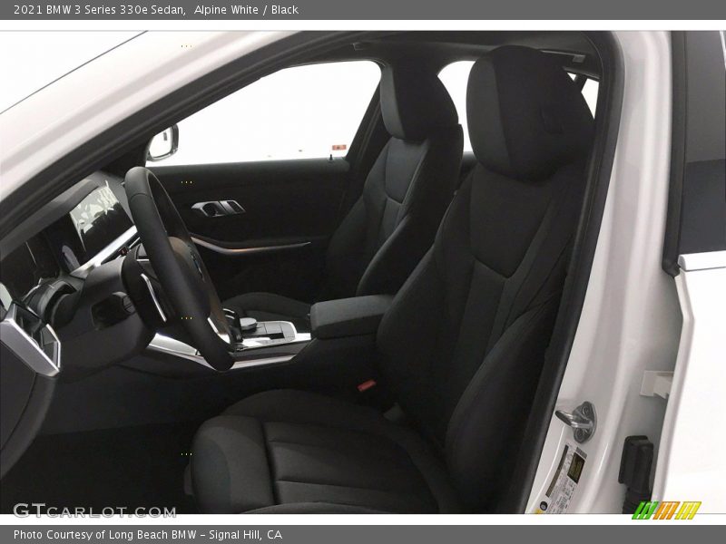 Alpine White / Black 2021 BMW 3 Series 330e Sedan