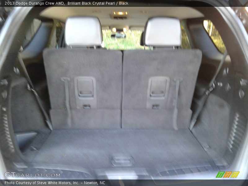 Brilliant Black Crystal Pearl / Black 2013 Dodge Durango Crew AWD
