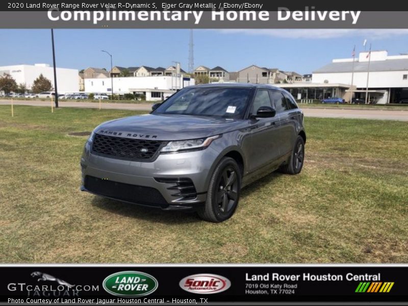 Eiger Gray Metallic / Ebony/Ebony 2020 Land Rover Range Rover Velar R-Dynamic S
