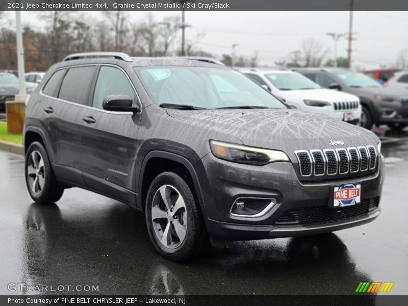 Granite Crystal Metallic / Ski Gray/Black 2021 Jeep Cherokee Limited 4x4