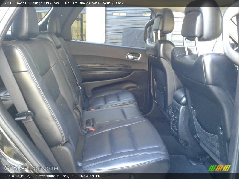 Brilliant Black Crystal Pearl / Black 2013 Dodge Durango Crew AWD