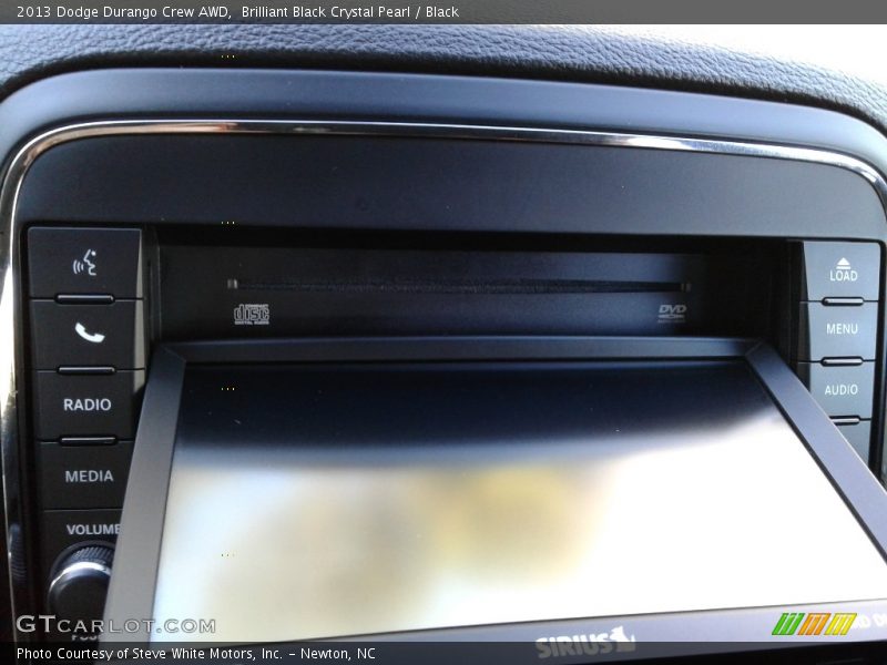 Brilliant Black Crystal Pearl / Black 2013 Dodge Durango Crew AWD