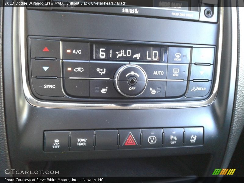 Controls of 2013 Durango Crew AWD