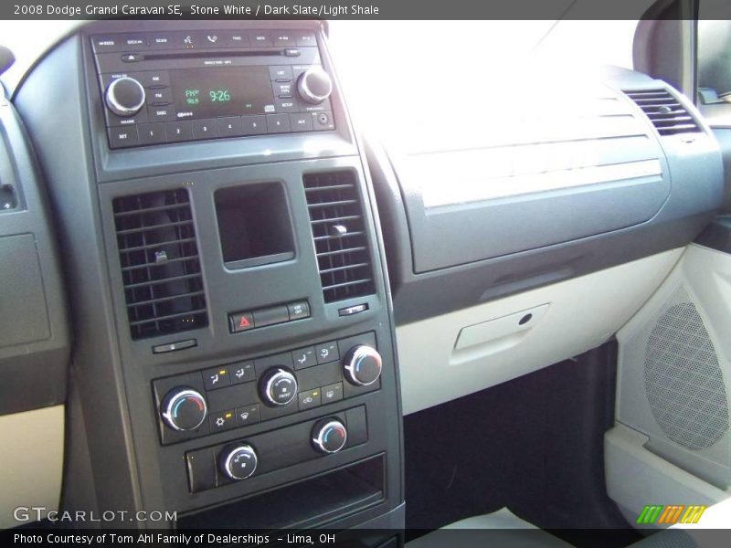 Stone White / Dark Slate/Light Shale 2008 Dodge Grand Caravan SE