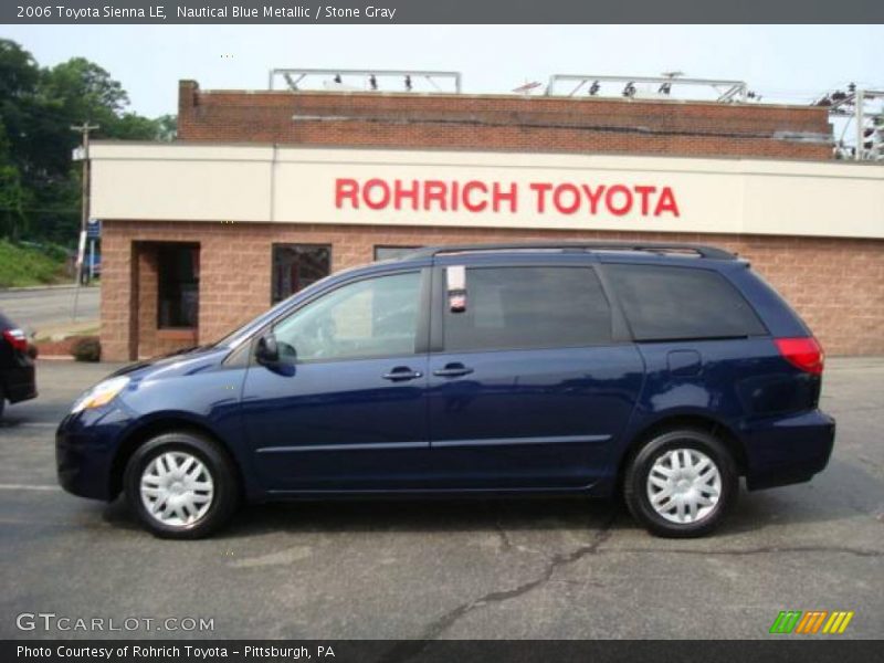 Nautical Blue Metallic / Stone Gray 2006 Toyota Sienna LE
