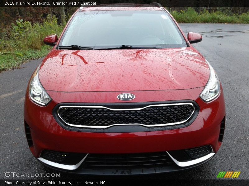 Crimson Red / Charcoal 2018 Kia Niro LX Hybrid