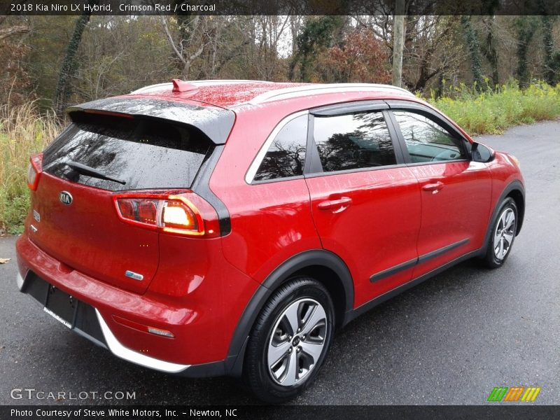 Crimson Red / Charcoal 2018 Kia Niro LX Hybrid