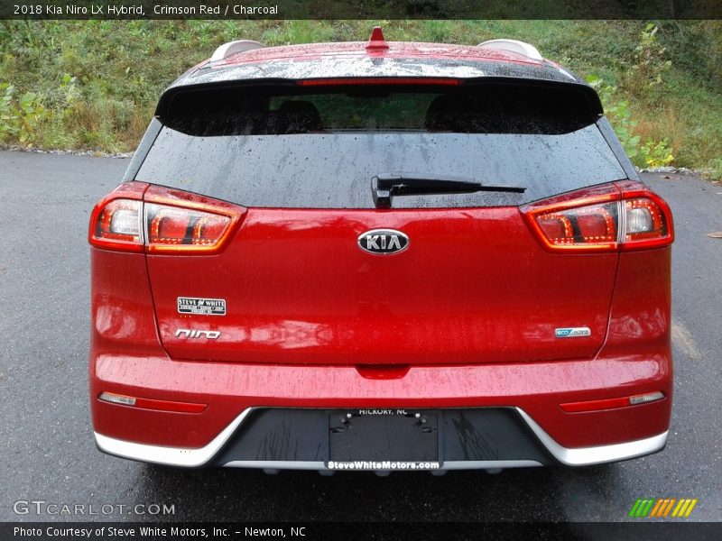 Crimson Red / Charcoal 2018 Kia Niro LX Hybrid