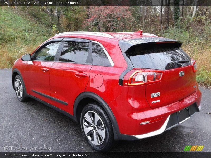 Crimson Red / Charcoal 2018 Kia Niro LX Hybrid
