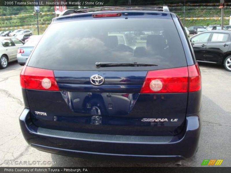 Nautical Blue Metallic / Stone Gray 2006 Toyota Sienna LE