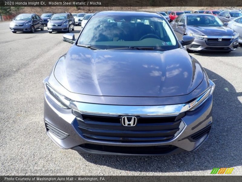 Modern Steel Metallic / Mocha 2020 Honda Insight EX