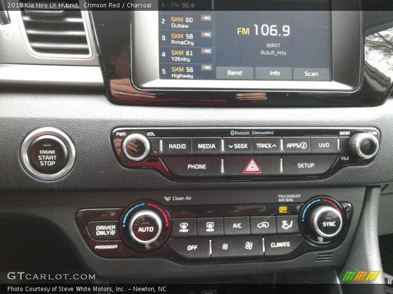 Controls of 2018 Niro LX Hybrid