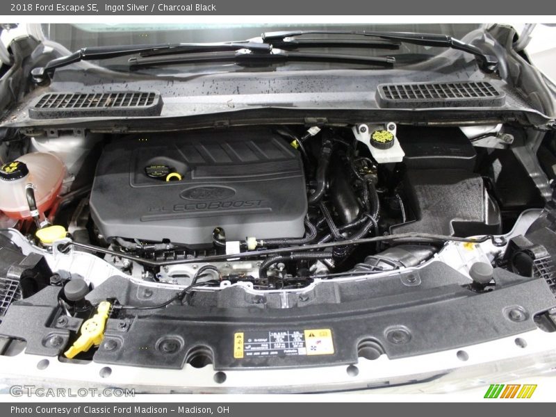 Ingot Silver / Charcoal Black 2018 Ford Escape SE