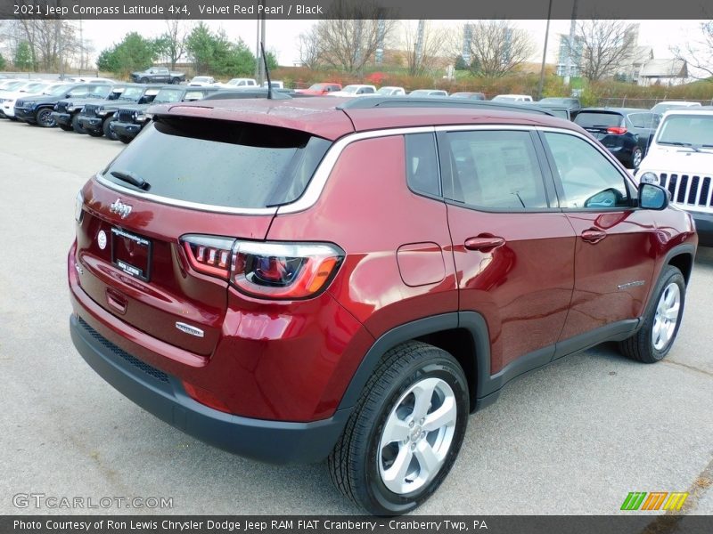 Velvet Red Pearl / Black 2021 Jeep Compass Latitude 4x4
