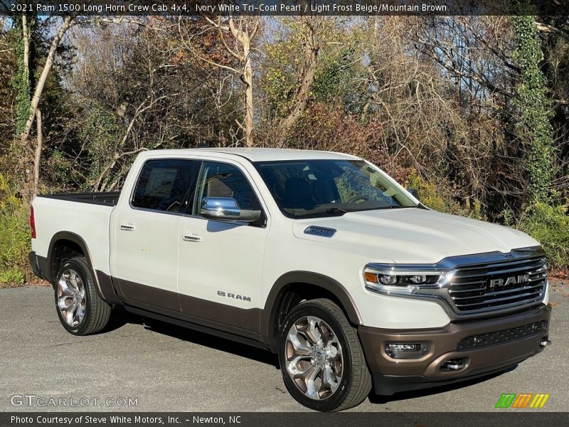 Front 3/4 View of 2021 1500 Long Horn Crew Cab 4x4
