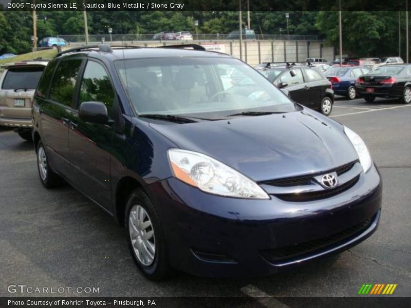 Nautical Blue Metallic / Stone Gray 2006 Toyota Sienna LE