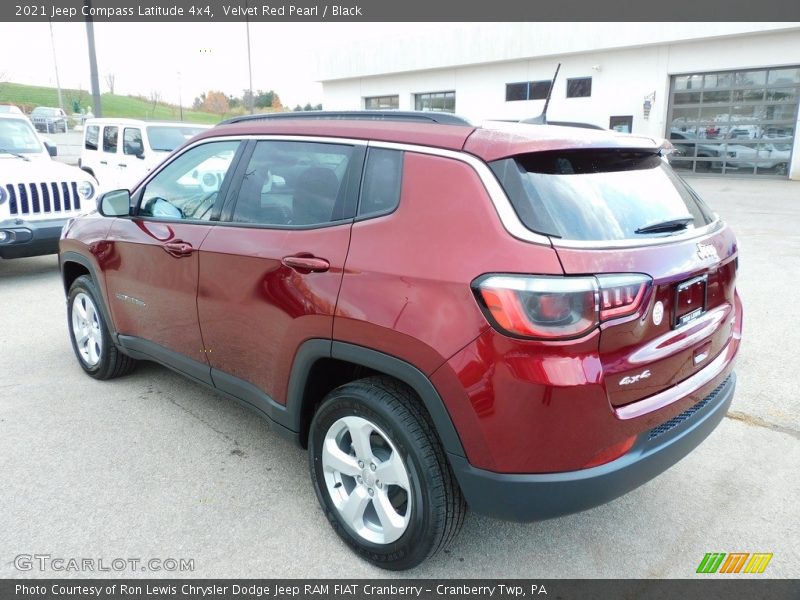 Velvet Red Pearl / Black 2021 Jeep Compass Latitude 4x4