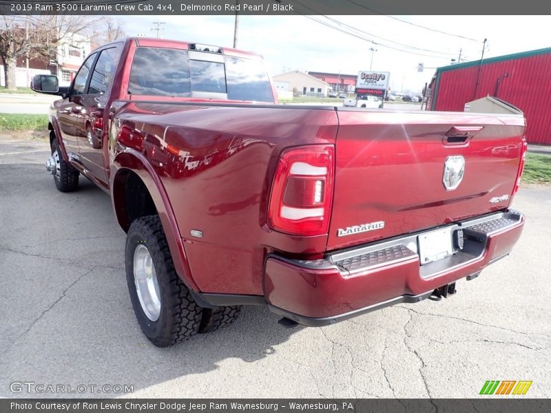 Delmonico Red Pearl / Black 2019 Ram 3500 Laramie Crew Cab 4x4