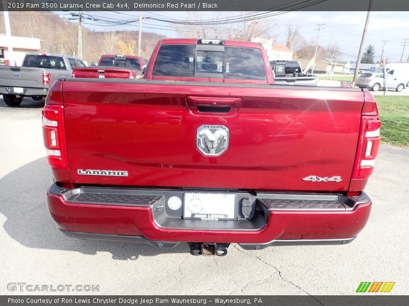Delmonico Red Pearl / Black 2019 Ram 3500 Laramie Crew Cab 4x4