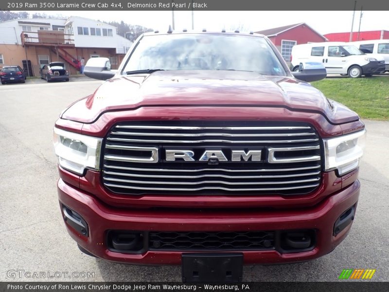 Delmonico Red Pearl / Black 2019 Ram 3500 Laramie Crew Cab 4x4