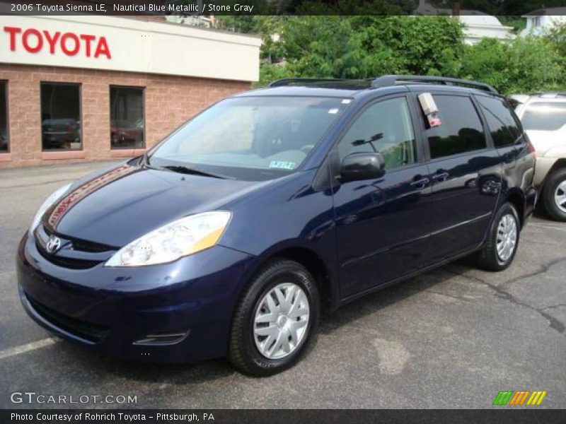 Nautical Blue Metallic / Stone Gray 2006 Toyota Sienna LE